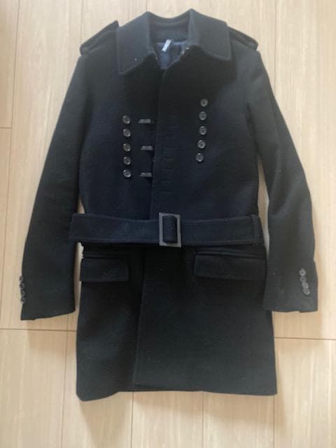 Dior Homme ナポレオンコート 44 ブラック エディ期