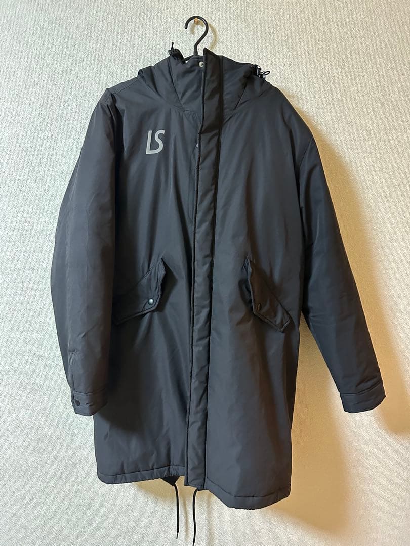 ルースイソンブラ　ロングコート　ブラック