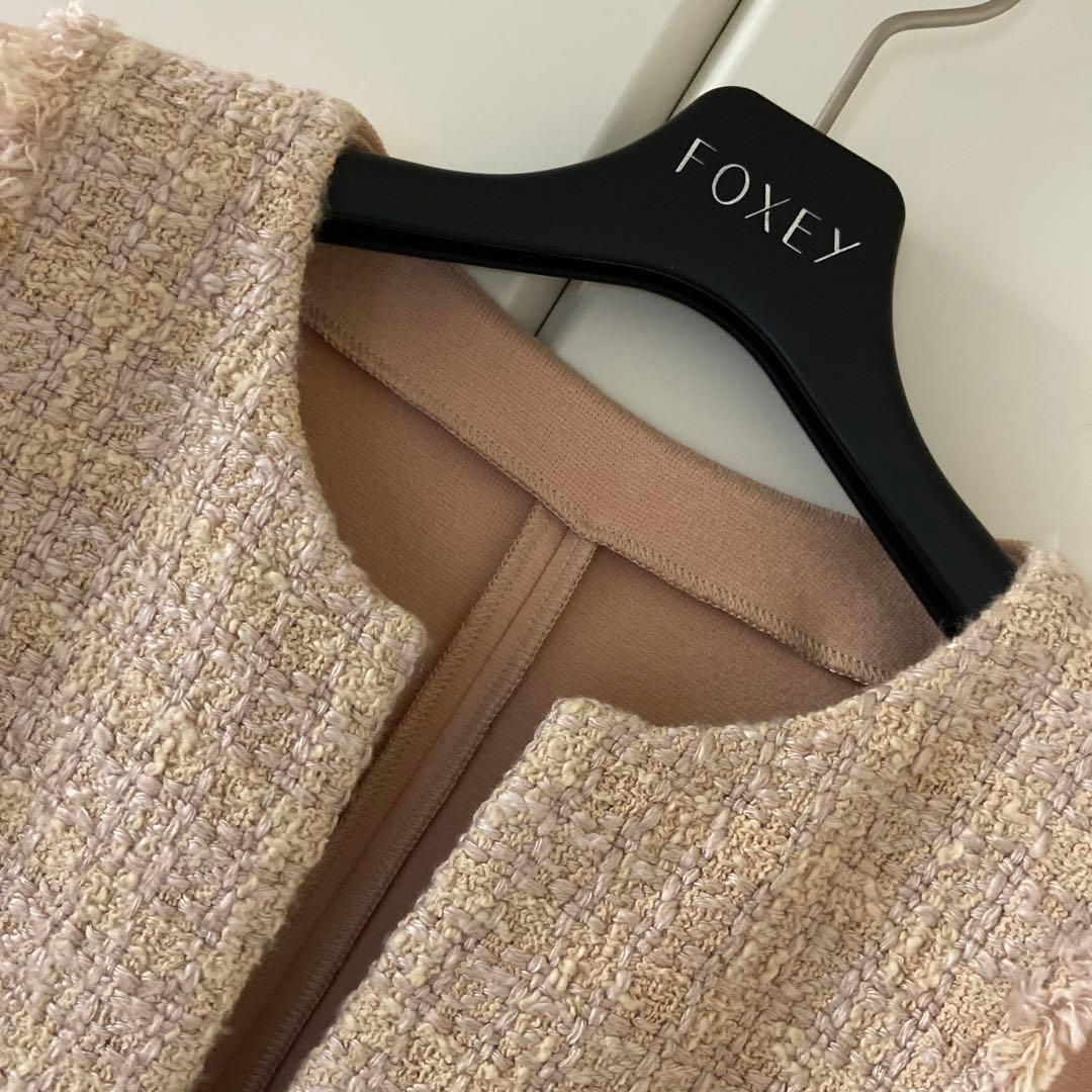 ♡美品♡ フォクシー ツイード カーディガン ジャケット 40 ベリーニ