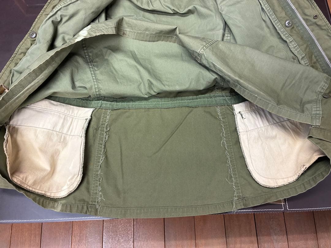 60s M-65フィールドジャケット　2nd　XS/R　アルミジップ