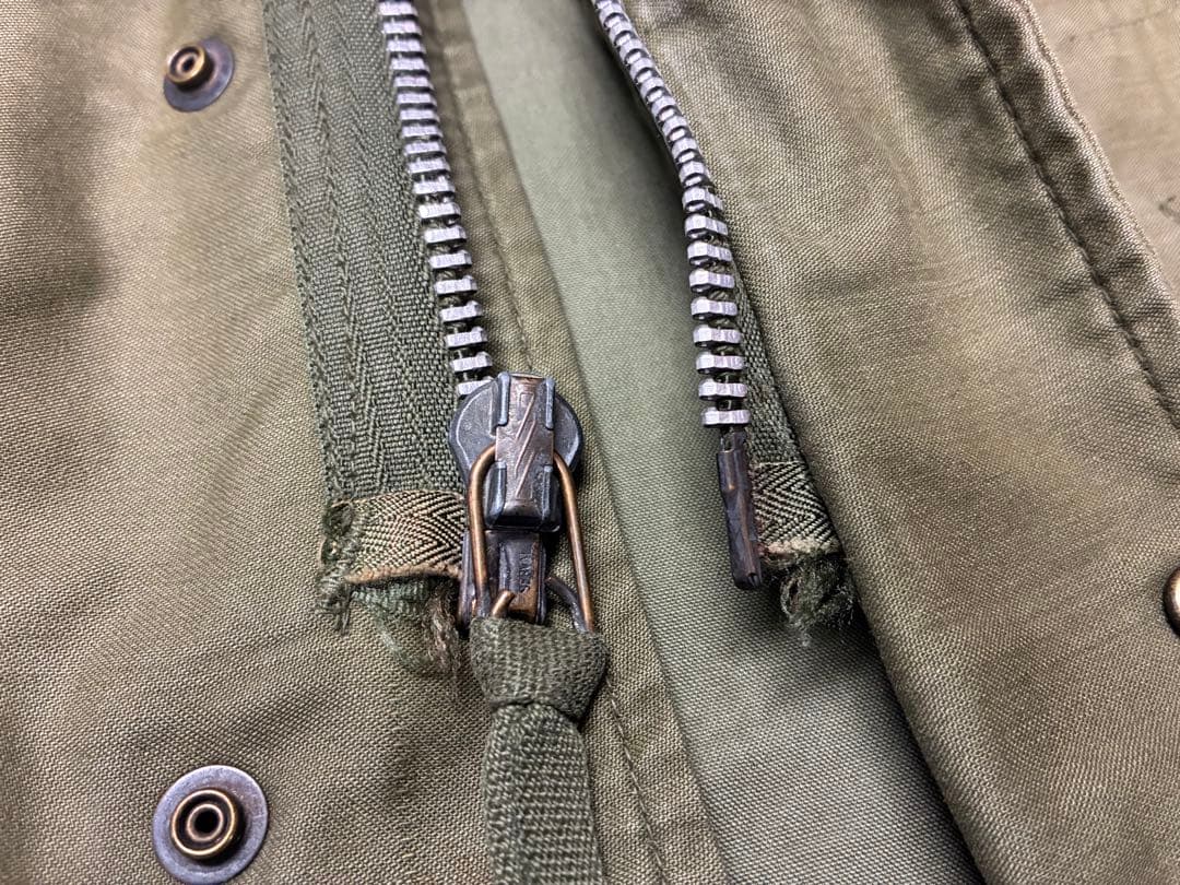 60s M-65フィールドジャケット　2nd　XS/R　アルミジップ