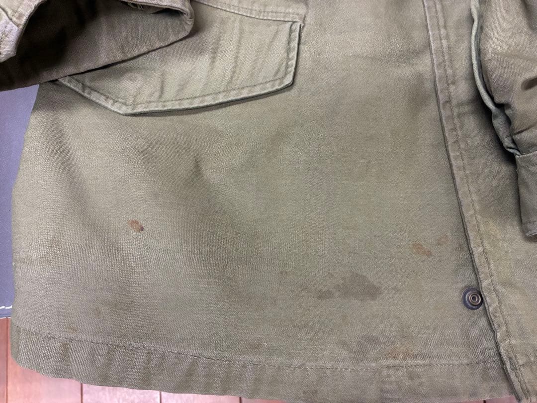 60s M-65フィールドジャケット　2nd　XS/R　アルミジップ