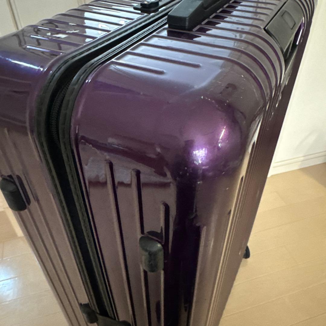 【良品】RIMOWAリモワ サルサエアー 4輪94Ｌ大容量ウルトラバイオレット