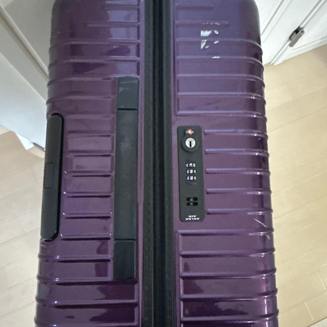 【良品】RIMOWAリモワ サルサエアー 4輪94Ｌ大容量ウルトラバイオレット