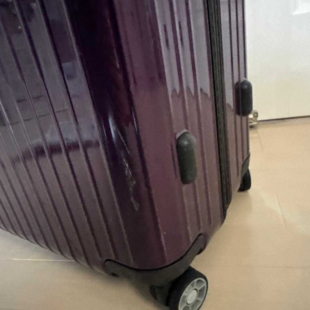 【良品】RIMOWAリモワ サルサエアー 4輪94Ｌ大容量ウルトラバイオレット