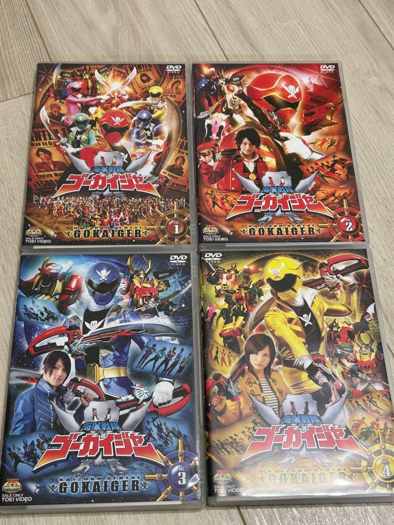 海賊戦隊ゴーカイジャー　DVD BOX全12巻セット　特典付　中古品