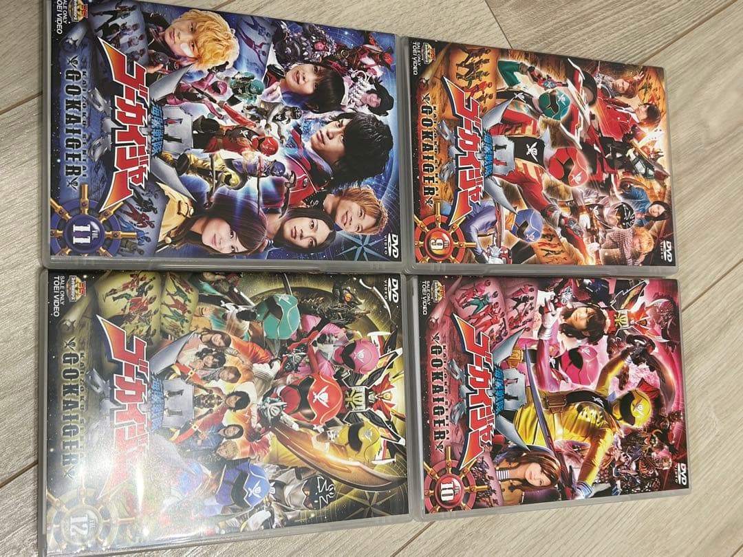 海賊戦隊ゴーカイジャー　DVD BOX全12巻セット　特典付　中古品
