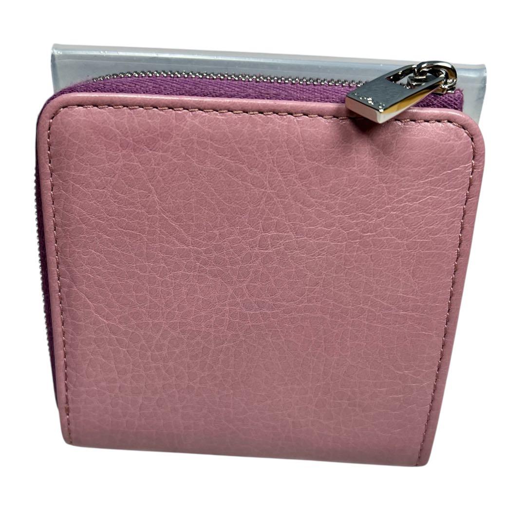 未使用　ヒロフ　プラティカ　ケース レザー コンパクト ウォレット 本革