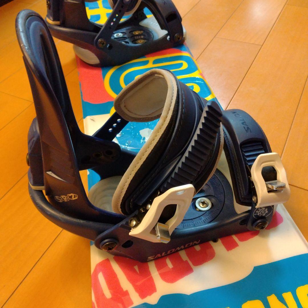 CSB ジュニア スノーボードセット 120 サロモン ビンディング付き キッズ