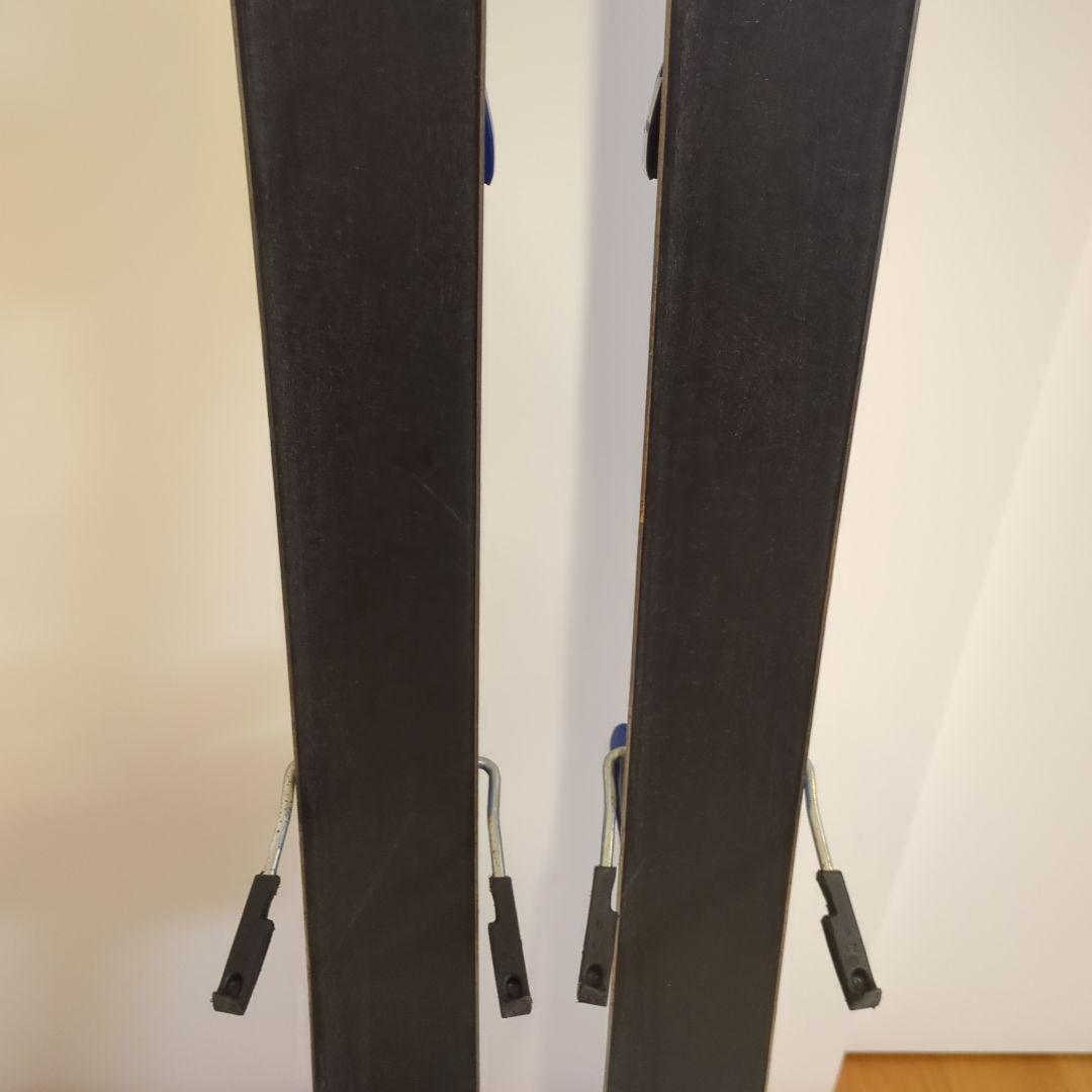 Salomon スキー板 シルバー/ブルー バインディング付き