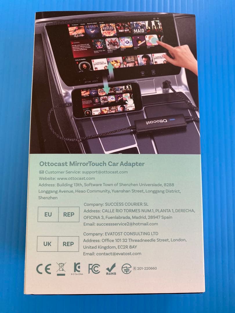 ★Ottocast MirrorTouch カーアダプター★