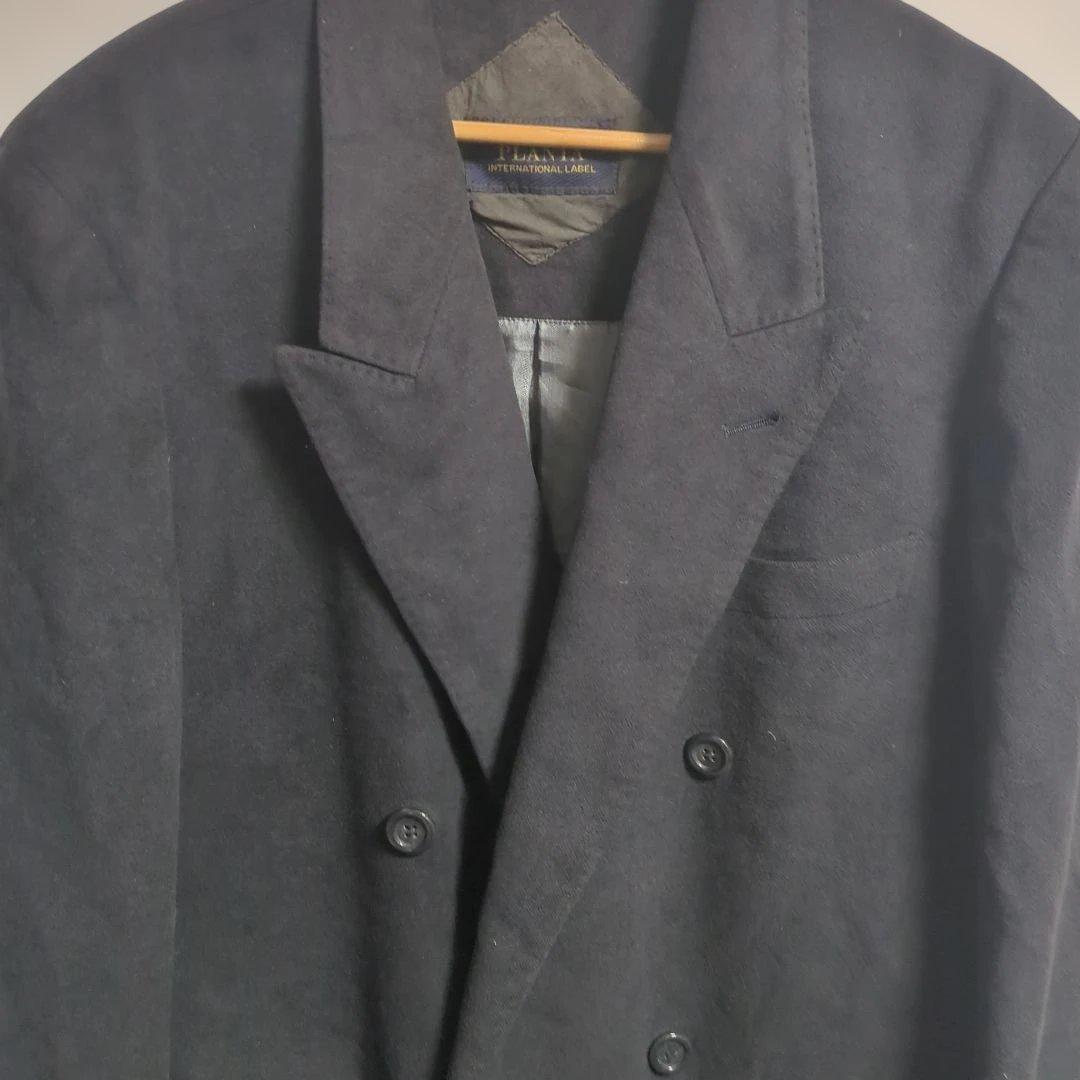 PLANTA　ダブルブレスト　ロングチェスターコート　アンゴラ ツバメ　　46