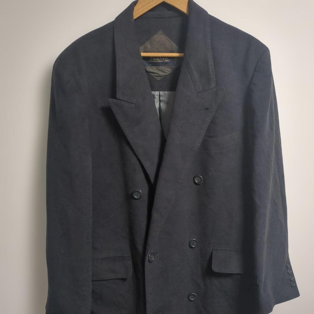 PLANTA　ダブルブレスト　ロングチェスターコート　アンゴラ ツバメ　　46