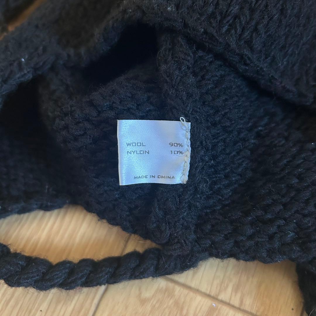 number (n)ine 耳当て　ニットキャップ