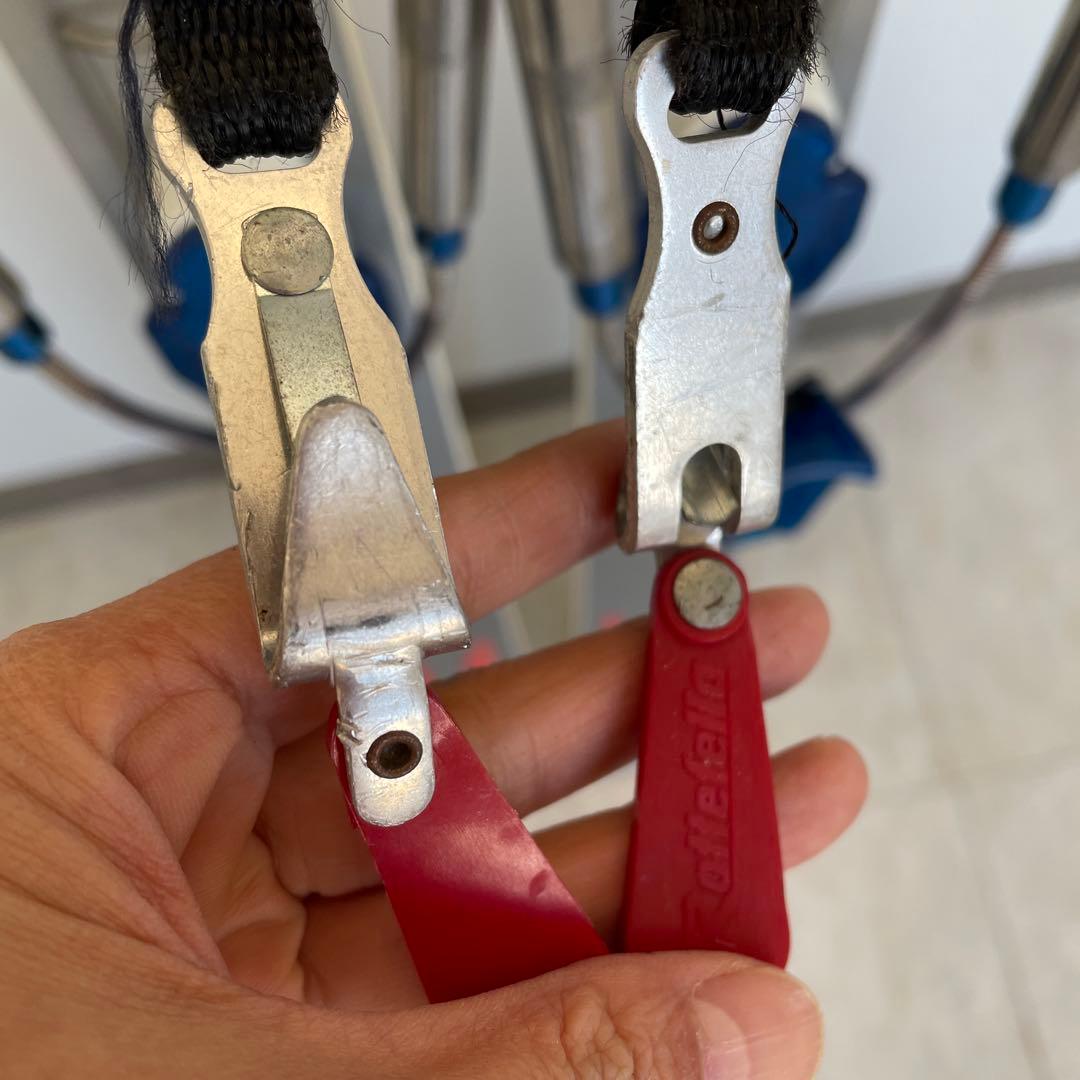 Stöckli スキー板 シルバー/オレンジ/紫 バインディング付き