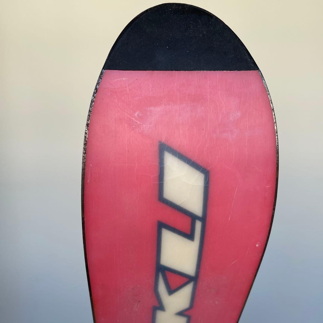 Stöckli スキー板 シルバー/オレンジ/紫 バインディング付き