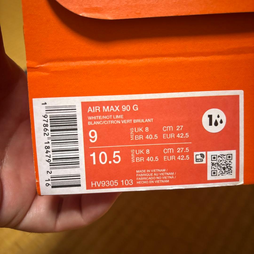 ナイキ　エアマックス90G Nike Air Max 90 27.0cm