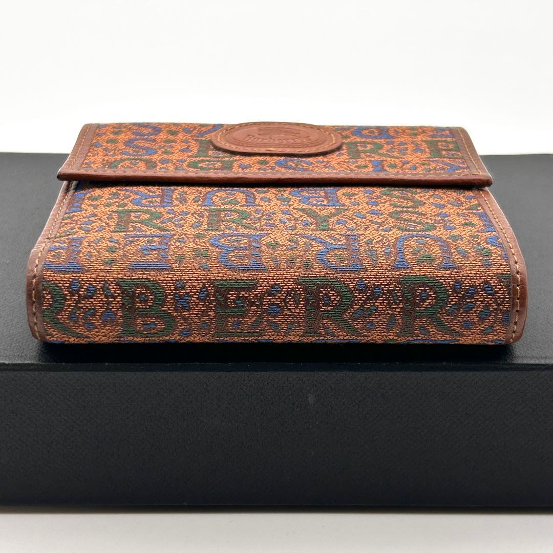 ✨レア美品✨ BURBERRY 三つ折り財布 がま口 ヴィンテージ 希少性大