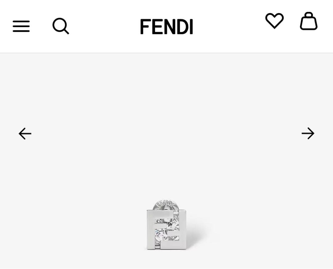 Fendi FFピアス ！新品未使用！