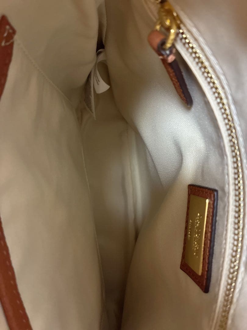 美品LAUREN RALPH LAUREN ショルダーバッグ ロゴストラップ本革