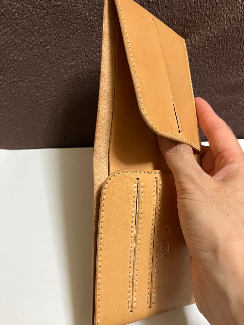 NORDFELD（ノルドフェルド） 二つ折り札入れ 限定ナチュラーレ