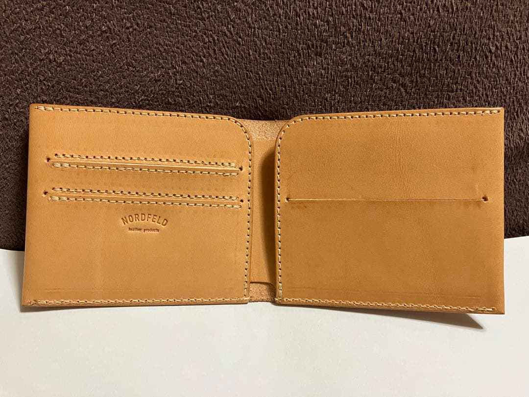 NORDFELD（ノルドフェルド） 二つ折り札入れ 限定ナチュラーレ