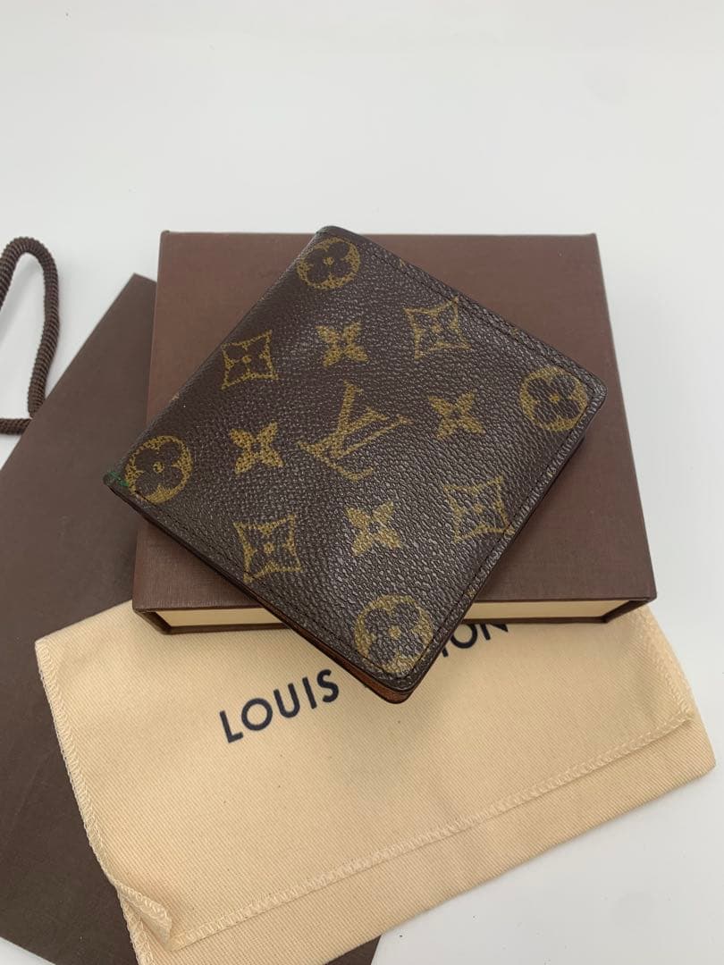 ルイヴィトン 二つ折り財布 モノグラム ポルトフォイユマルコ CA0998