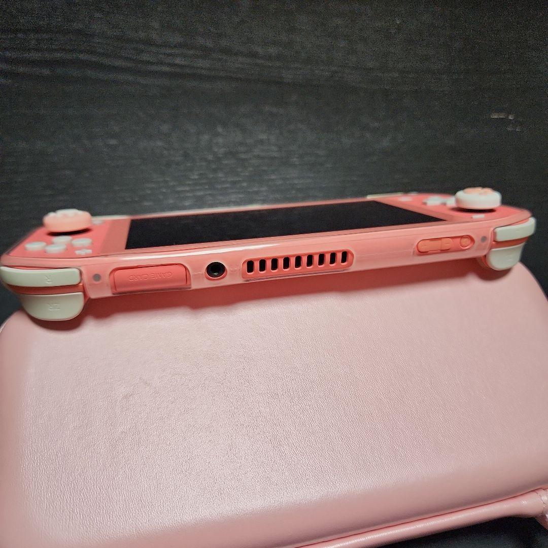Switchライト ケース カバー付き コーラルピンク