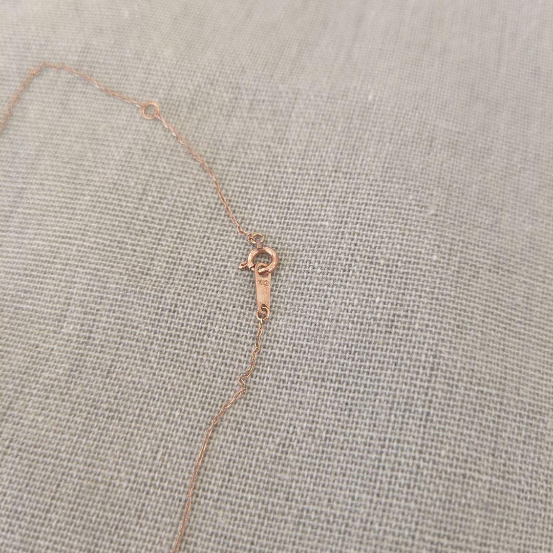 canal4℃　K10しずく型ネックレス