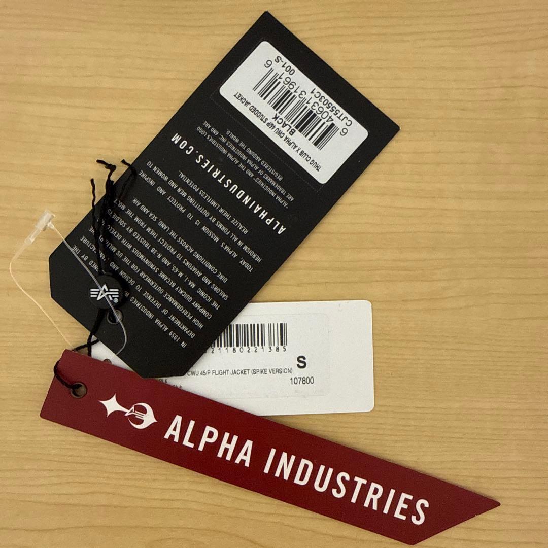 thug club × alpha AI CWU45/P Sサイズ