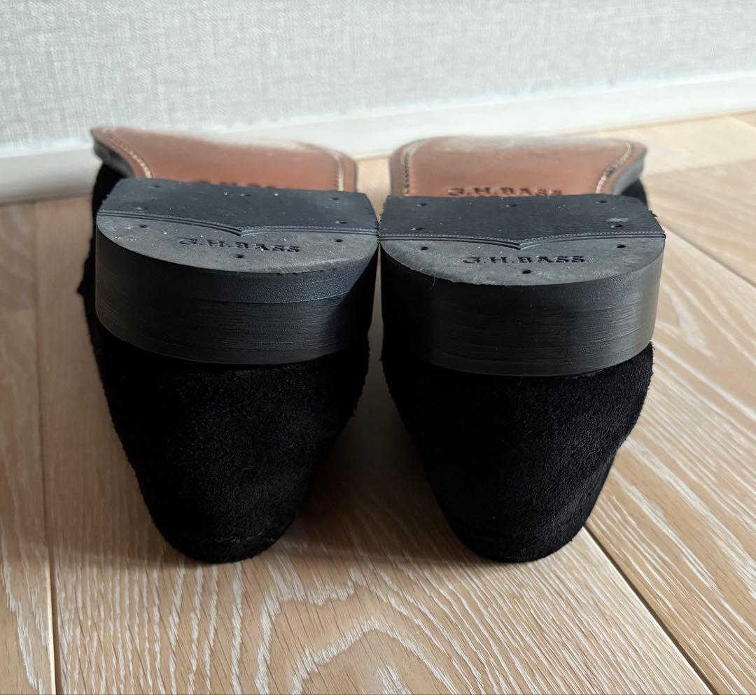 【SHIPS別注】BASS: スエード ビット ローファー