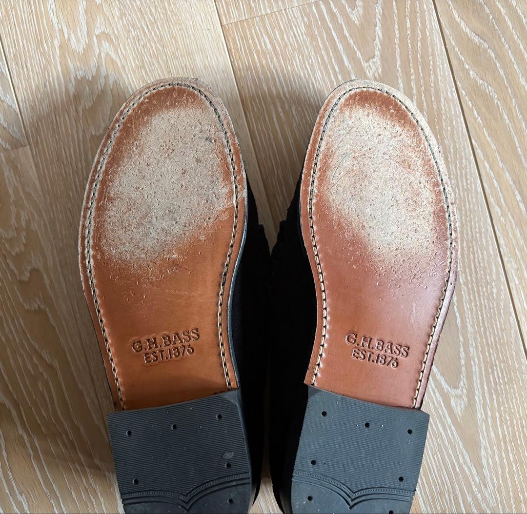 【SHIPS別注】BASS: スエード ビット ローファー