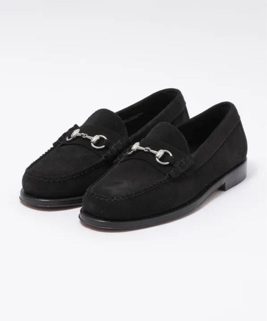 【SHIPS別注】BASS: スエード ビット ローファー