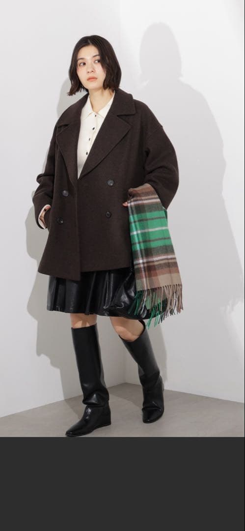 N. NaturalBeautyBasicミドルPコート Sサイズ ブラウン