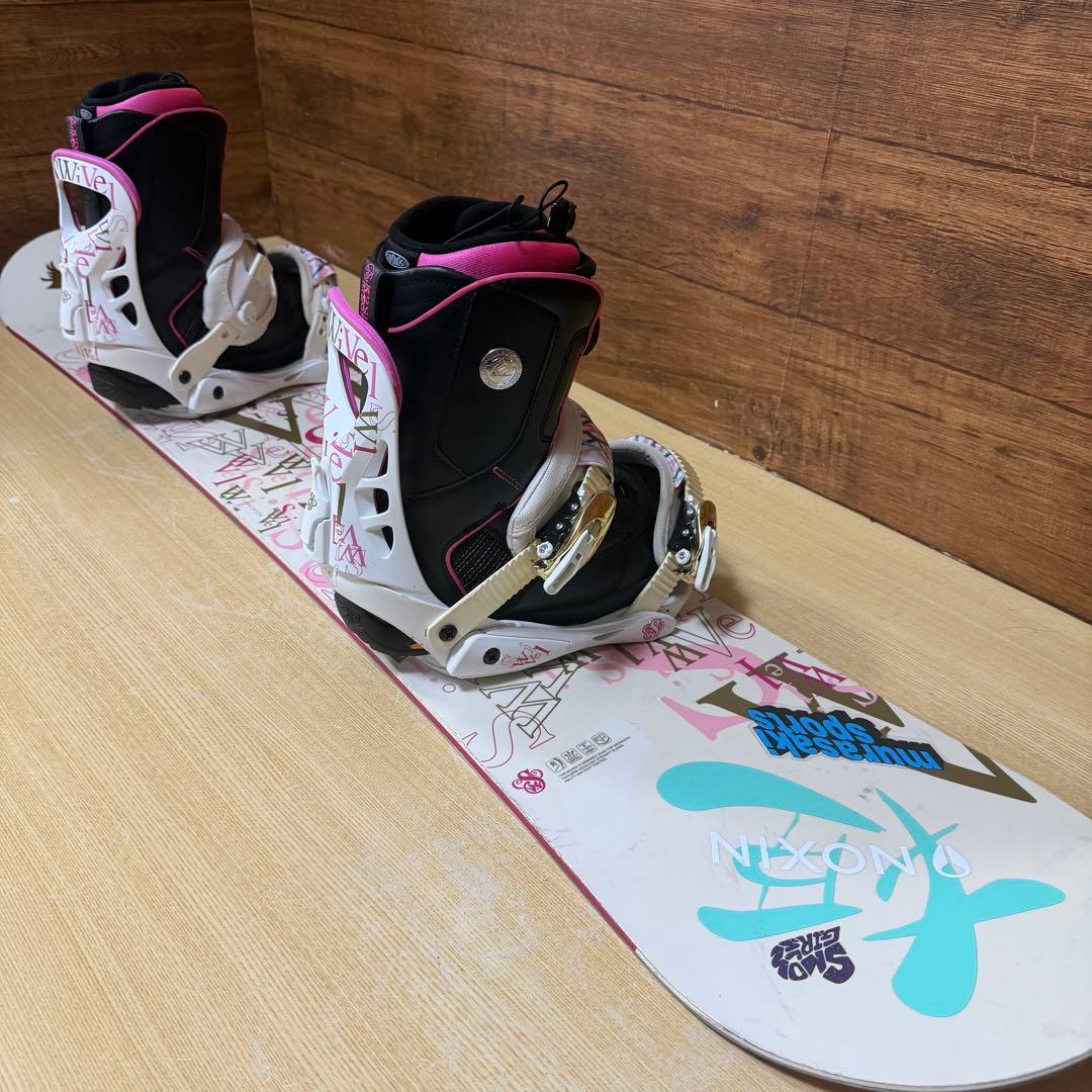 初心者オススメ　SWIVEL スウィベル　K2 レディース スノーボード 3点