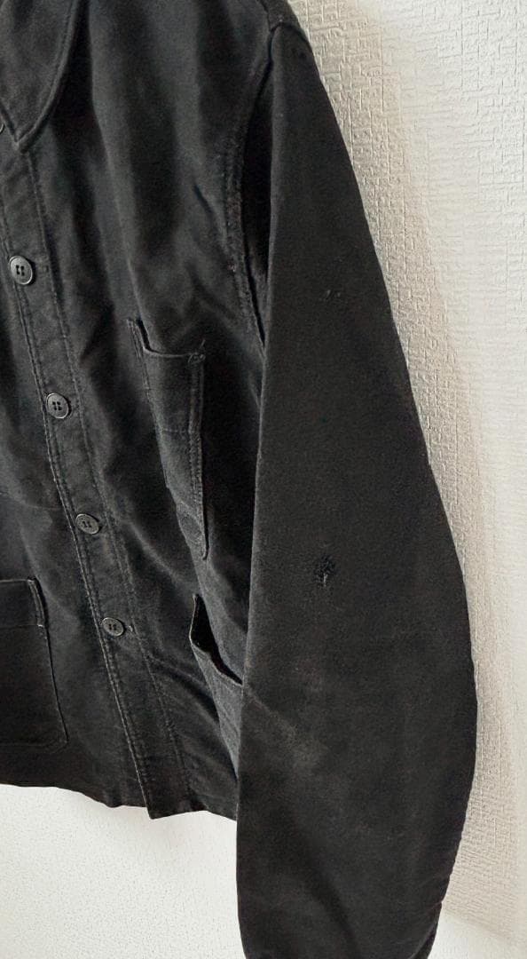 アドルフラフォン ブラックモールスキン ジャケット adolphe lafont