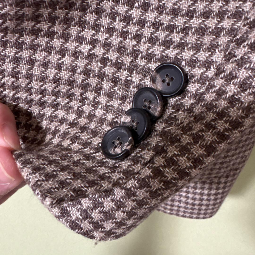 De Petrillo　テーラード　千鳥格子柄　48　NUVOLA