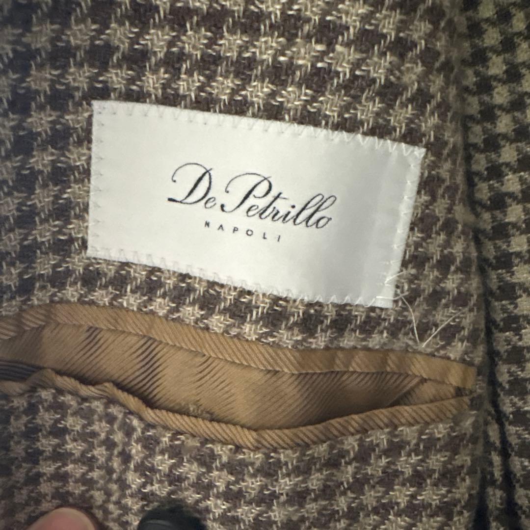 De Petrillo　テーラード　千鳥格子柄　48　NUVOLA