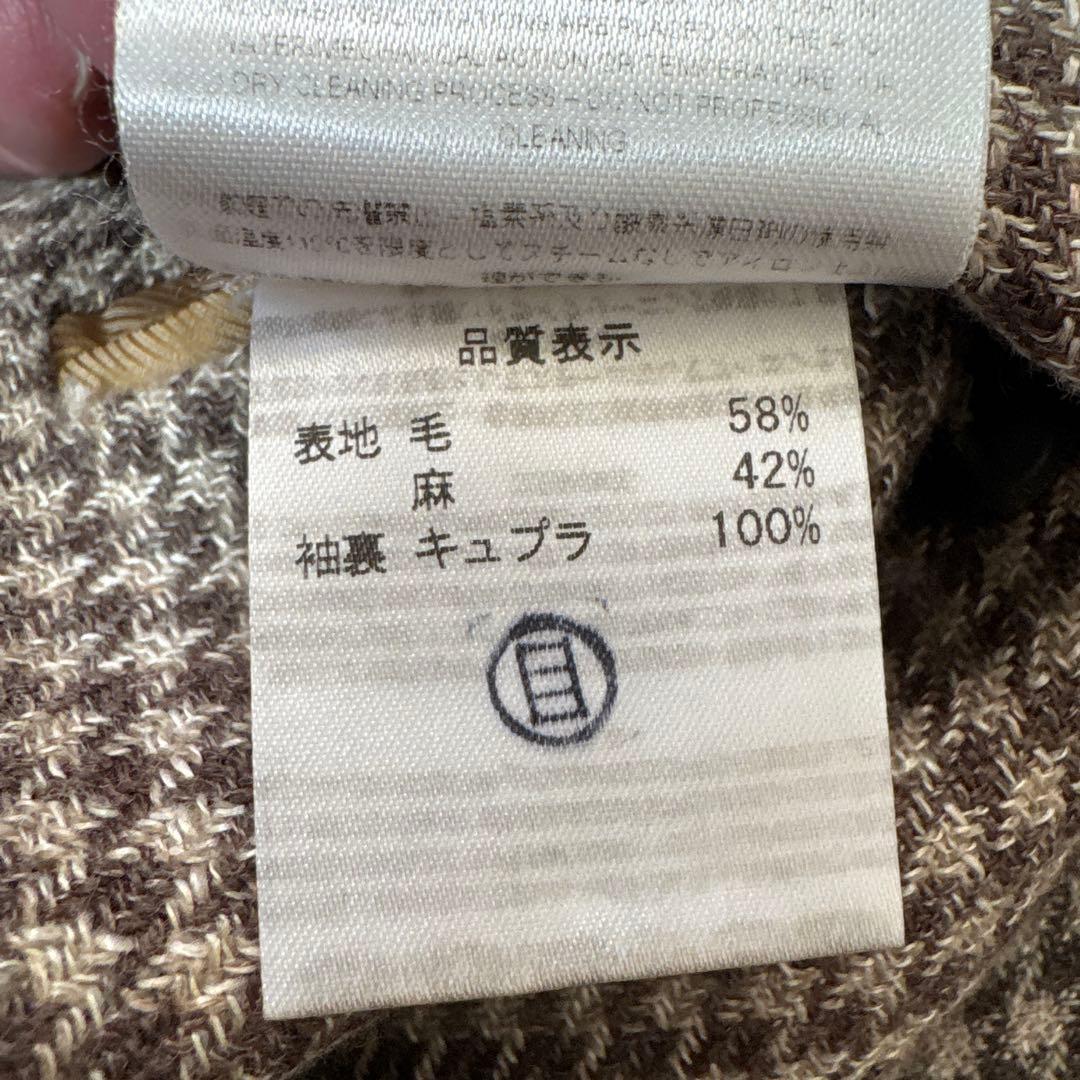 De Petrillo　テーラード　千鳥格子柄　48　NUVOLA