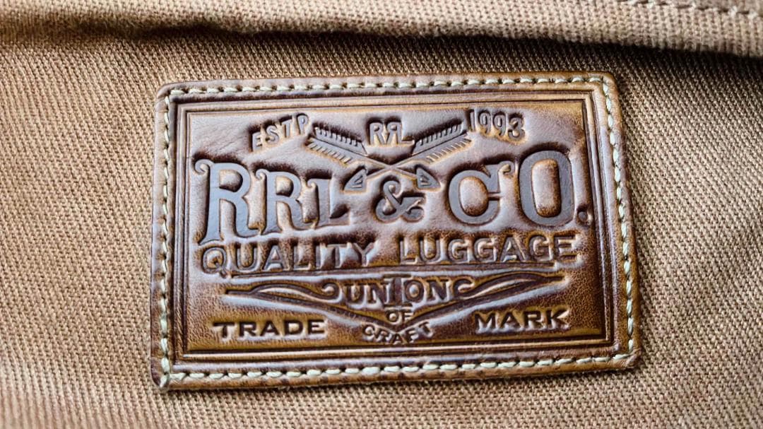 RRL☆ボストンバック☆ブラウン☆中古