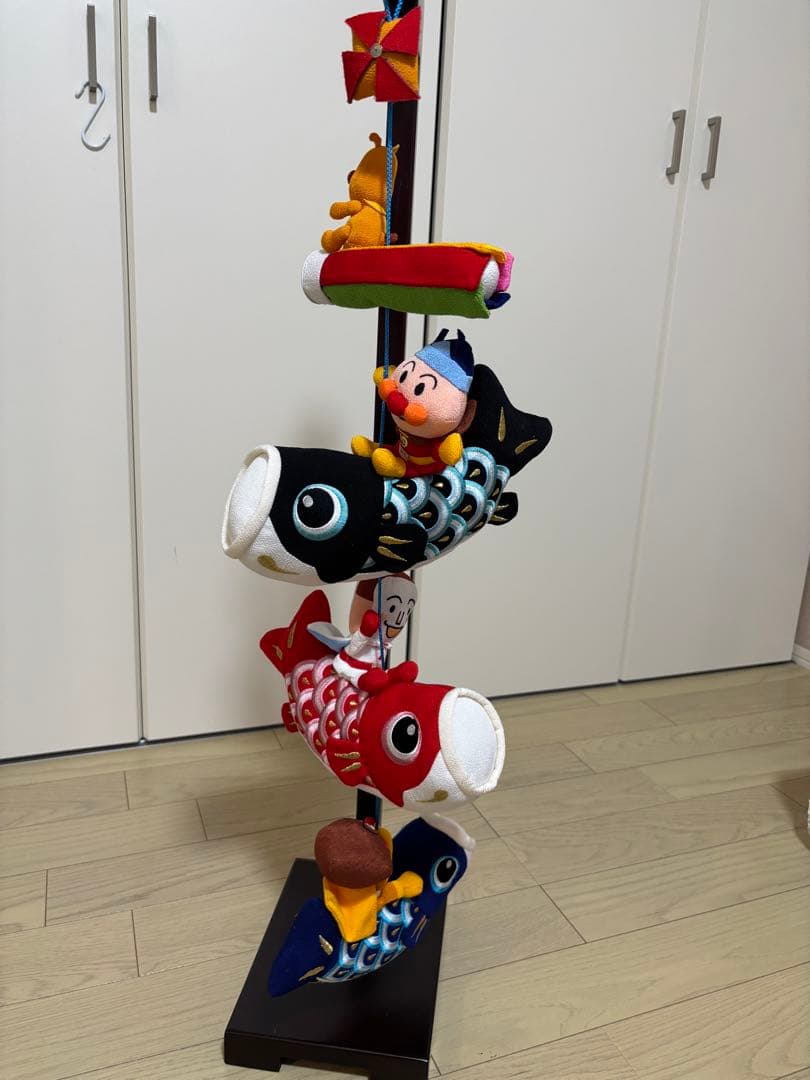 アンパンマン 鯉のぼり ぬいぐるみ風
