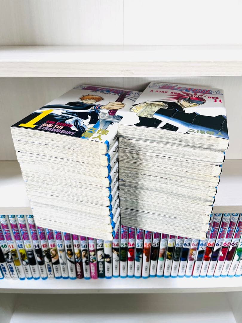 BLEACH 全巻セット 1〜74巻　1〜53巻 初版　後半巻ほぼ新品