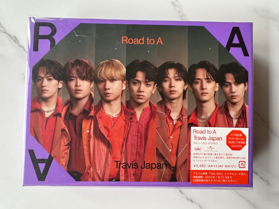 FC限定盤 Travis Japan Road to A 1st アルバム