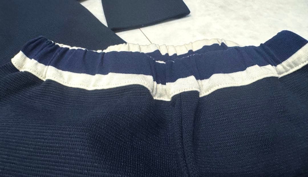 familiar◉美品上下2点セットトレーナー8分丈ワイド100入園セレモニー