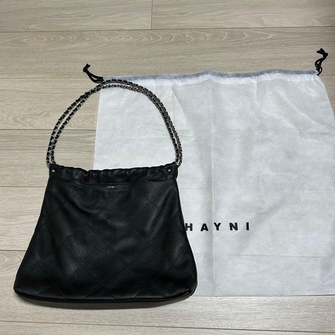 【美品】HAYNI ヘイニ barmed バルメド チェーンショルダーバッグ