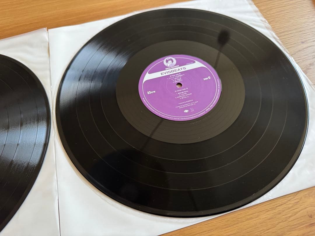 EVISBEATS ひとつになるとき　レコード 2LP レア 美品