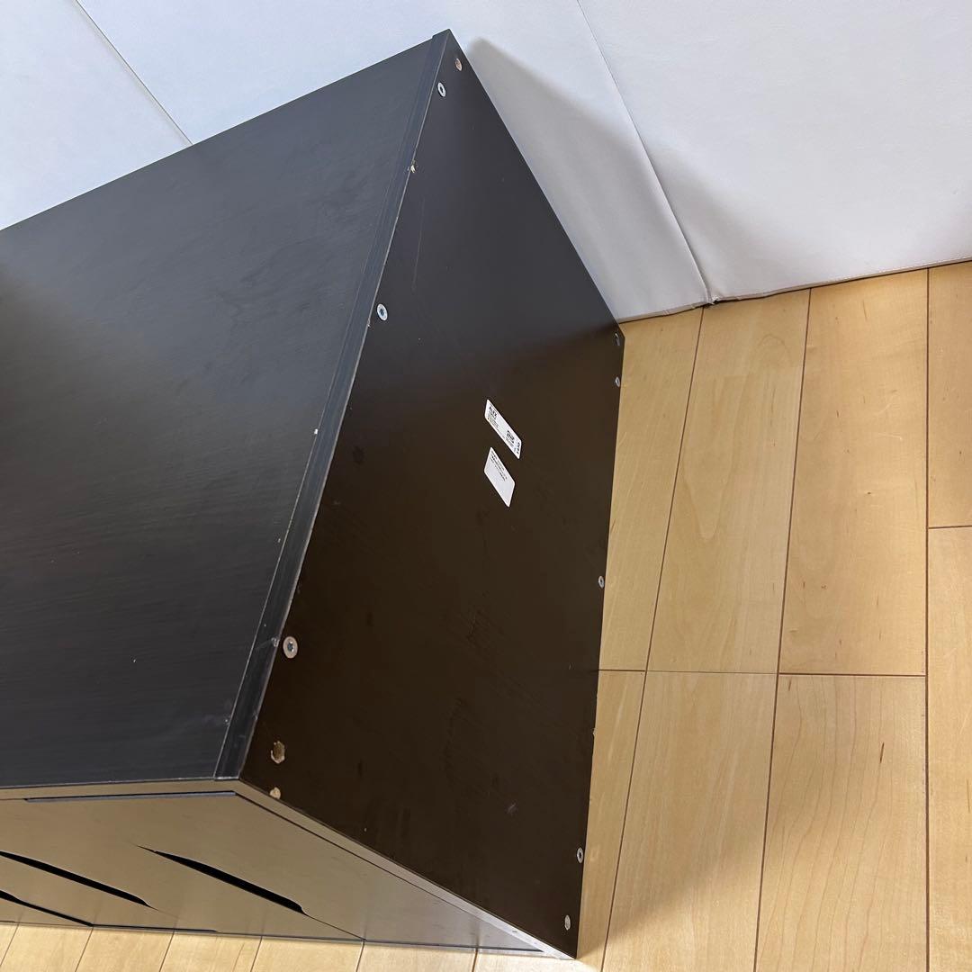 【美品】IKEA イケアALEX アレクス 引き出しユニット　ブラックブラウン
