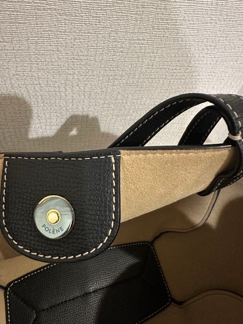 POLÈNE ブラック トートバッグ