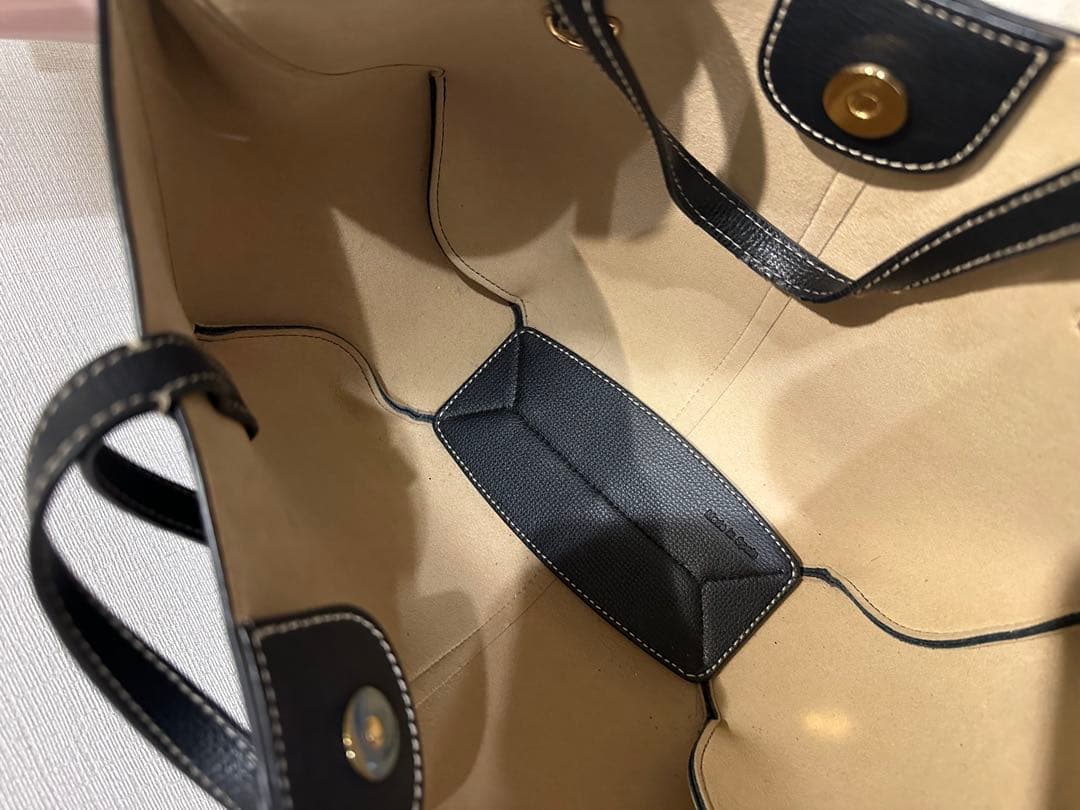 POLÈNE ブラック トートバッグ