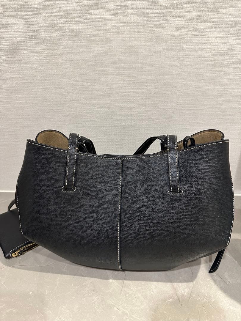 POLÈNE ブラック トートバッグ